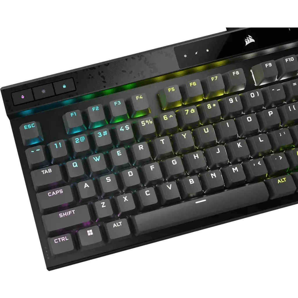 GUNMANSA Corsair K70 MAX, Full-size (100%), Wired, USB, RGB LED, Black
