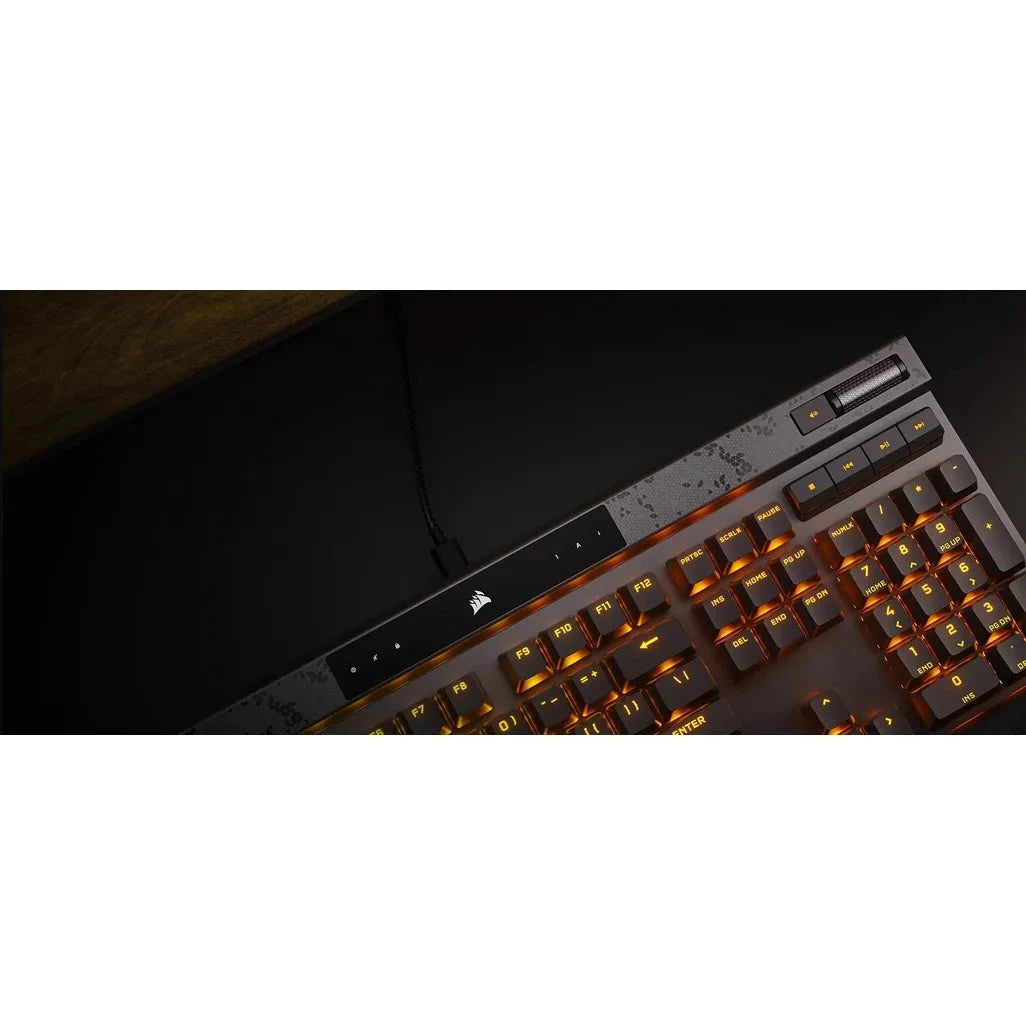 GUNMANSA Corsair K70 MAX, Full-size (100%), Wired, USB, RGB LED, Black