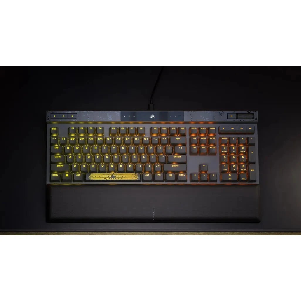 GUNMANSA Corsair K70 MAX, Full-size (100%), Wired, USB, RGB LED, Black