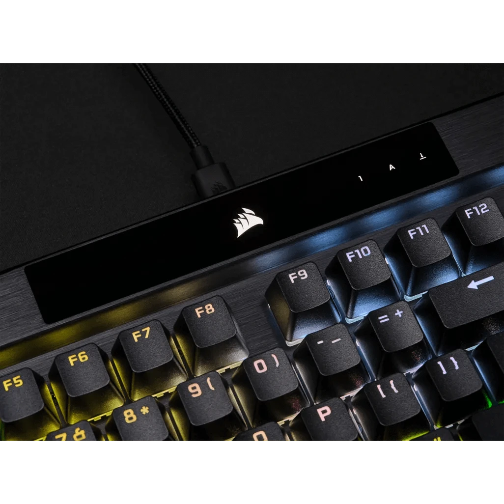 GUNMANSA Corsair K70 PRO, Wired, USB, Opto-mechanical key switch, QWERTY, RGB LED, Black