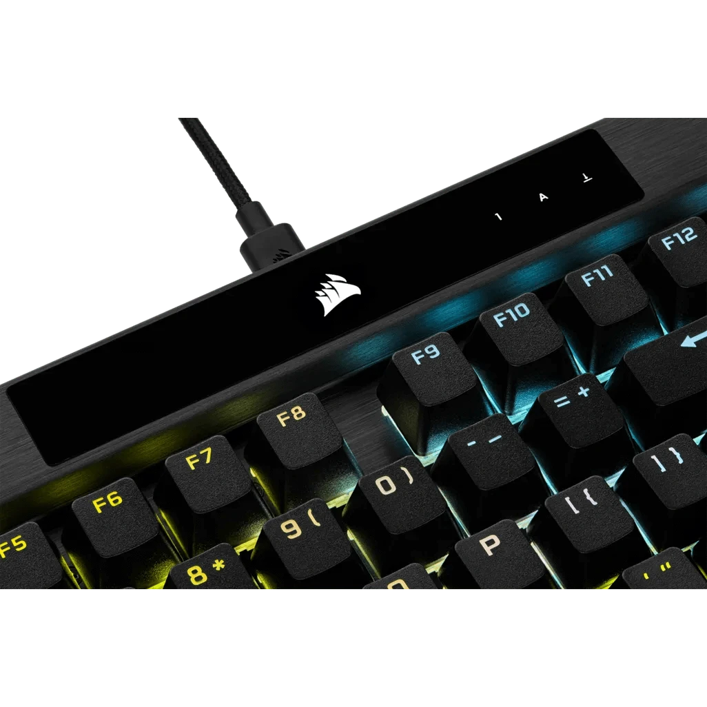 GUNMANSA Corsair K70 PRO, Wired, USB, Opto-mechanical key switch, QWERTY, RGB LED, Black