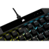 GUNMANSA Corsair K70 PRO, Wired, USB, Opto-mechanical key switch, QWERTY, RGB LED, Black