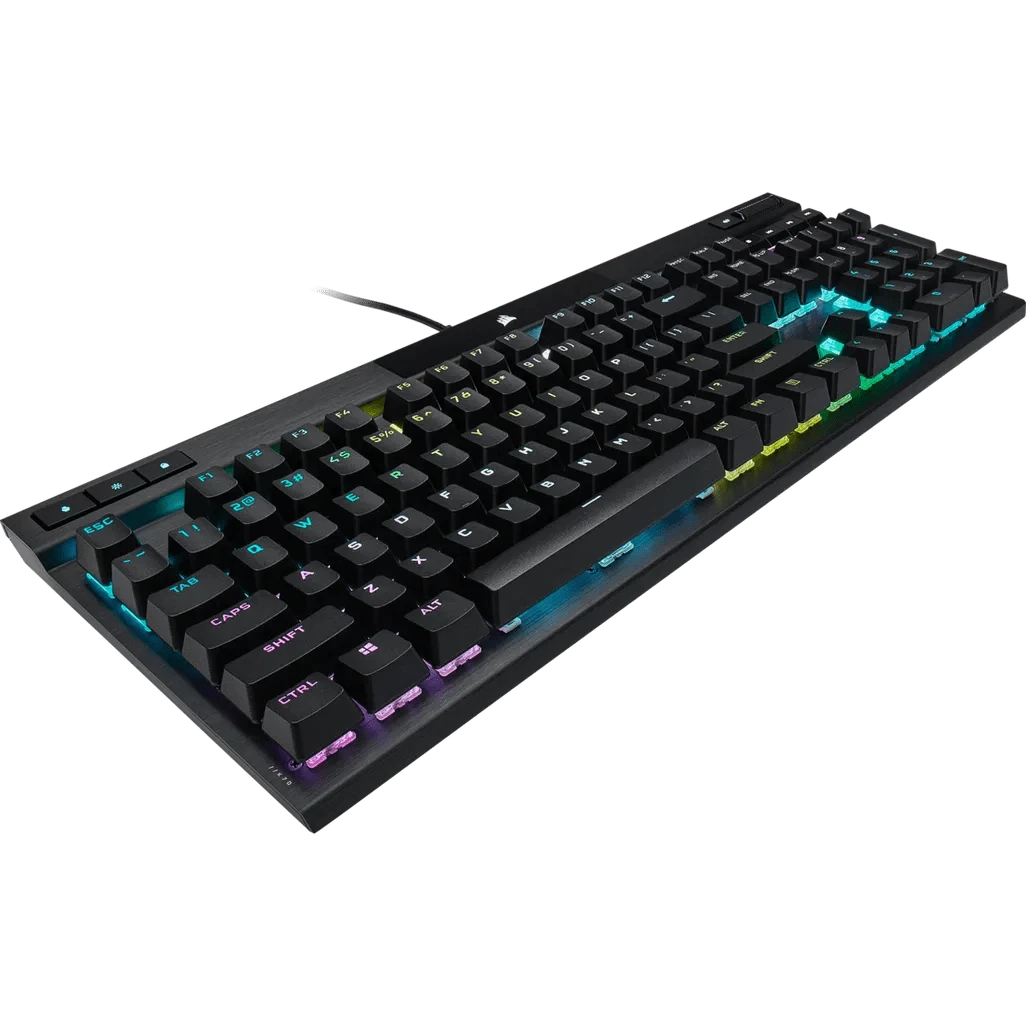 GUNMANSA Corsair K70 PRO, Wired, USB, Opto-mechanical key switch, QWERTY, RGB LED, Black