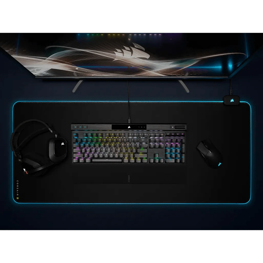 GUNMANSA Corsair K70 PRO, Wired, USB, Opto-mechanical key switch, QWERTY, RGB LED, Black