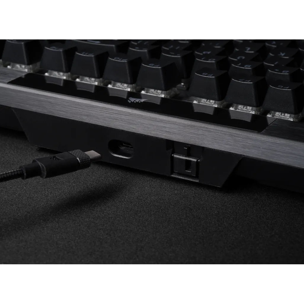 GUNMANSA Corsair K70 RGB PRO Mechanical Gaming Keyboard - CHERRY MX SPEED Silver Keyswitches - Black