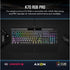 GUNMANSA Corsair K70 RGB PRO Mechanical Gaming Keyboard - CHERRY MX SPEED Silver Keyswitches - Black