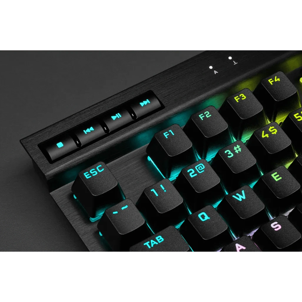 GUNMANSA Corsair K70 RGB TKL, Wired, USB, Mechanical, QWERTY, RGB LED, Black