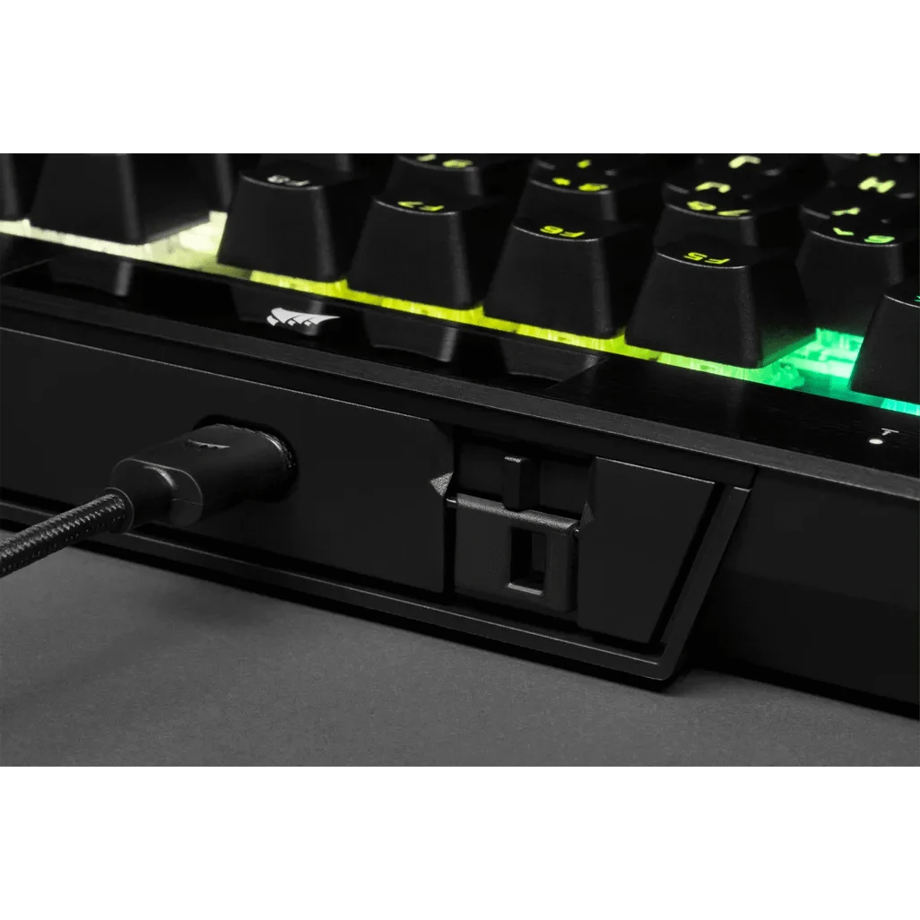 GUNMANSA Corsair K70 RGB TKL, Wired, USB, Mechanical, QWERTY, RGB LED, Black