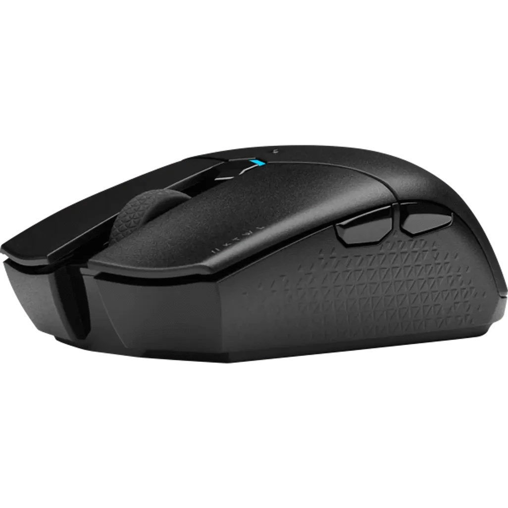 GUNMANSA Corsair KATAR PRO, Right-hand, Optical, RF Wireless, 10000 DPI, Black