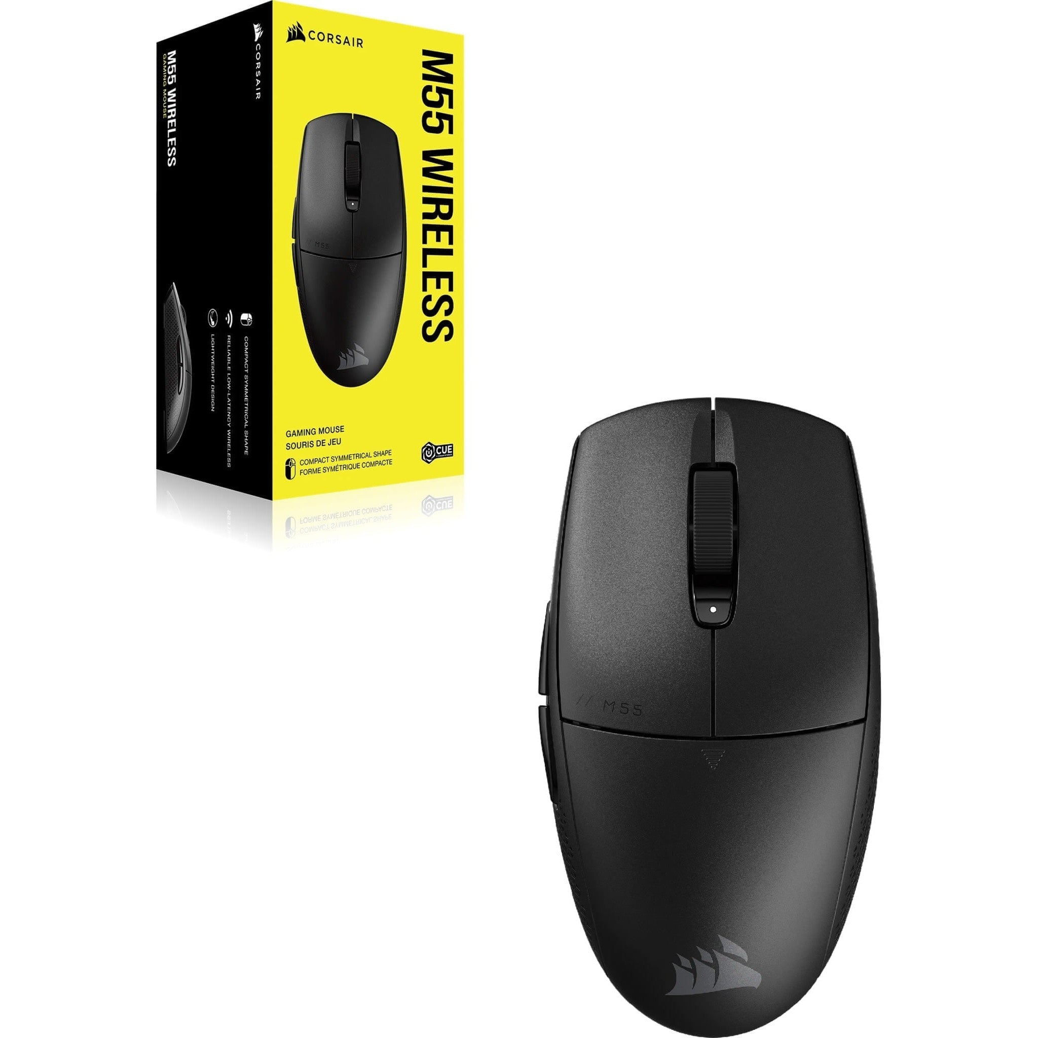 GUNMANSA Corsair M55 Wireless Gaming Mouse; Wireless;16000 DPI; BLK cover;