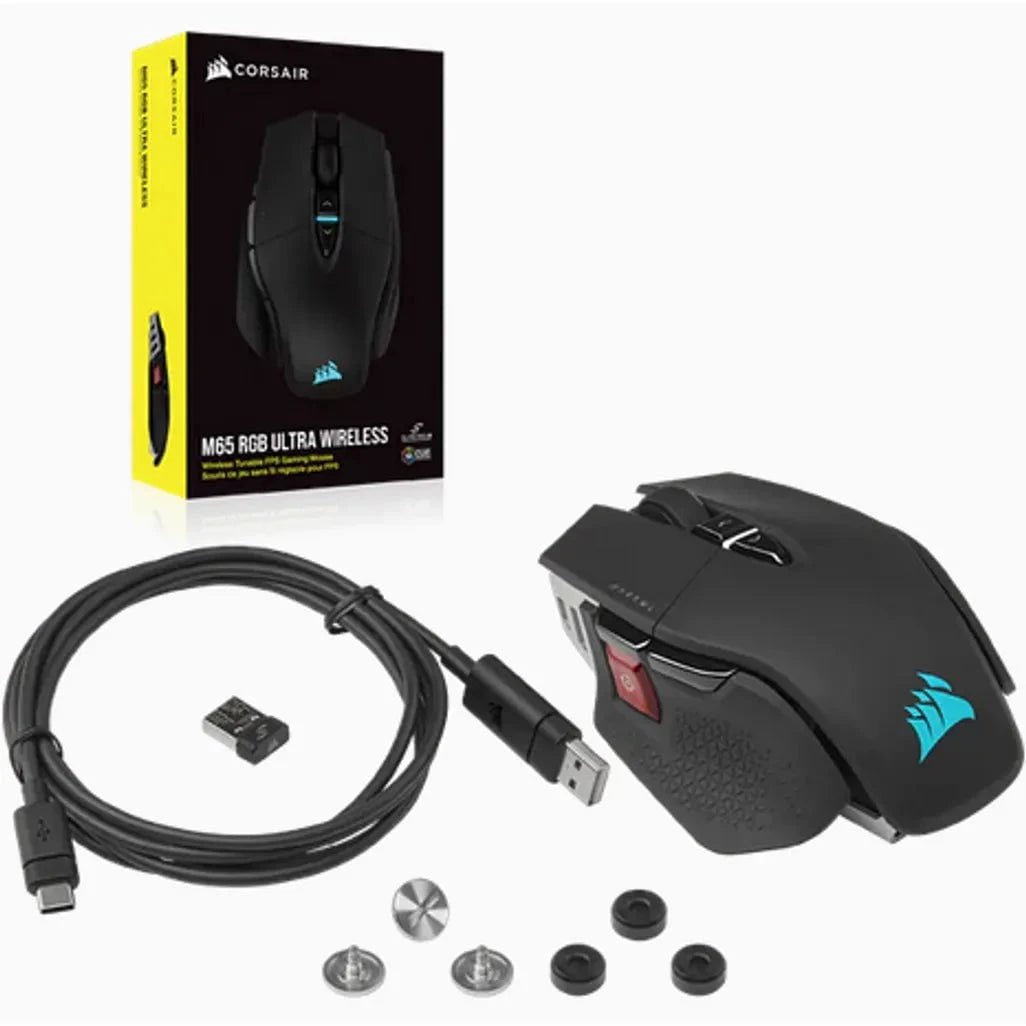 GUNMANSA Corsair M65 RGB ULTRA WIRELESS, Right-hand, Optical