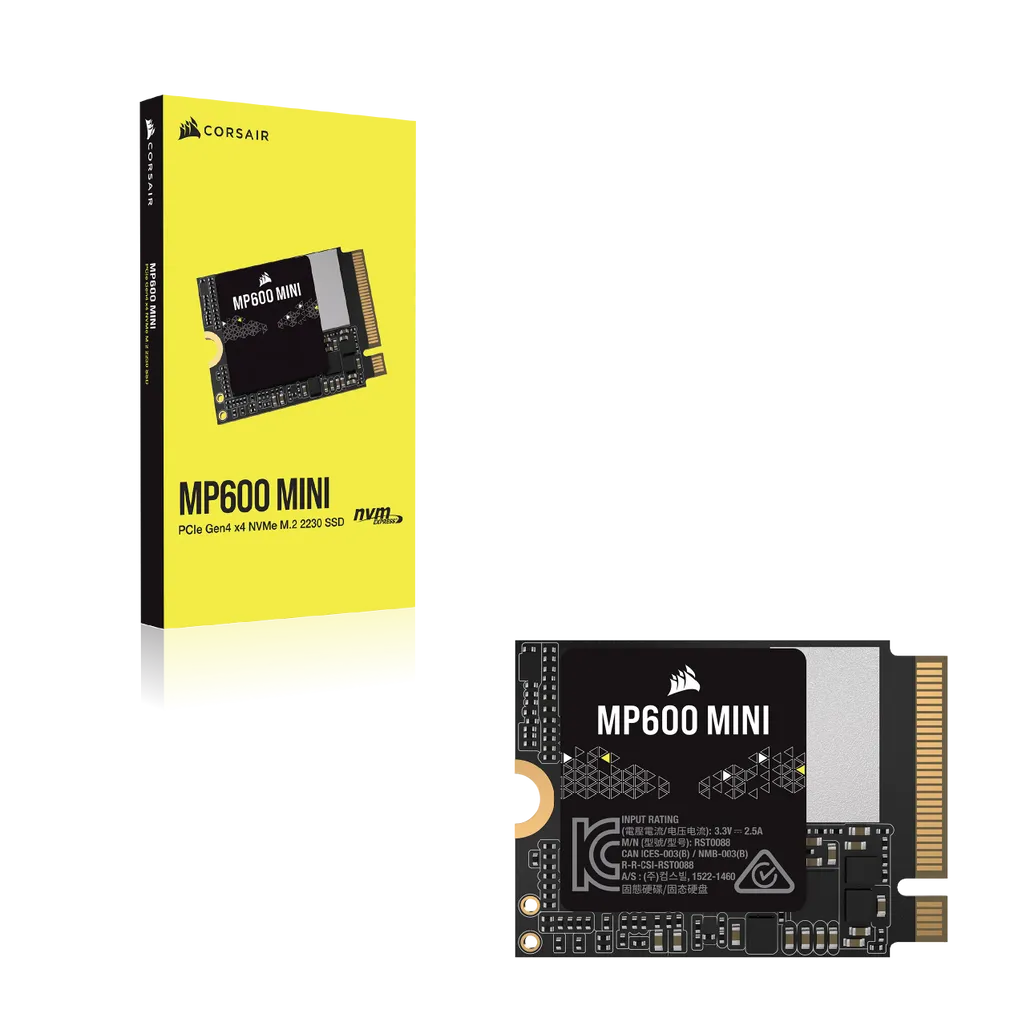 GUNMANSA Corsair MP600 MINI 2TB M.2 NVMe PCIe Gen. 4 x4 SSD; Read Up To 7000MB/s; Write up to 6200MB/s