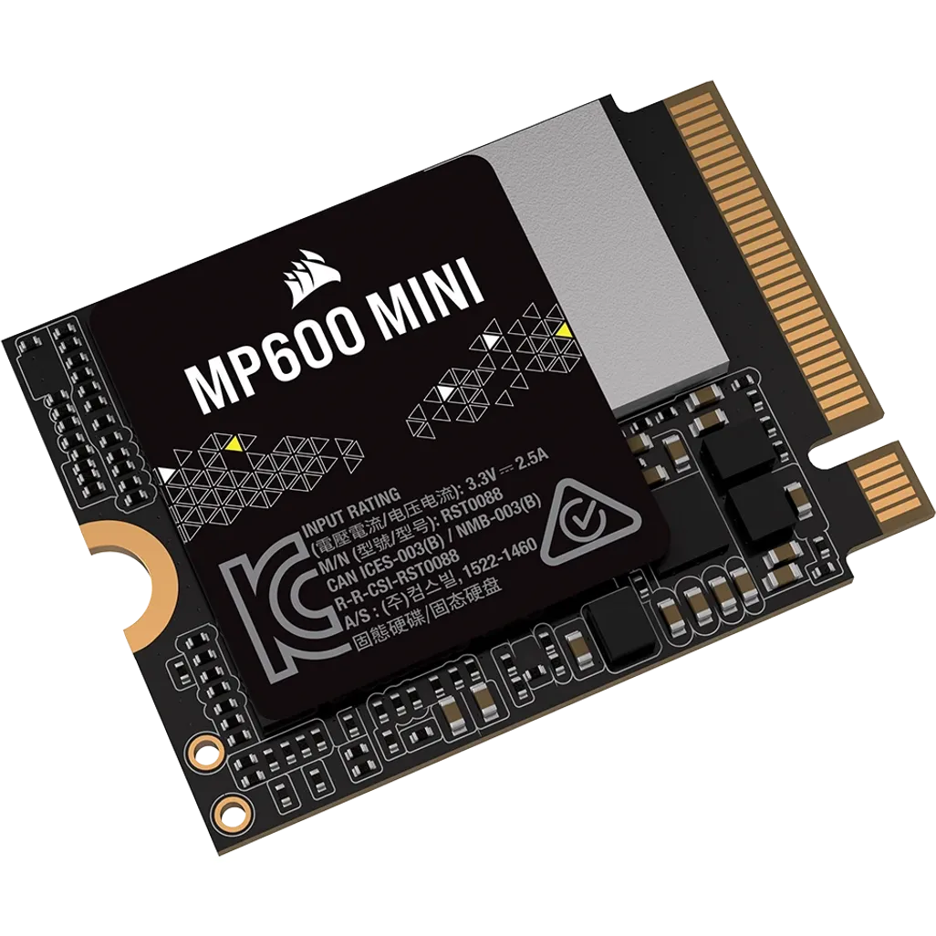 GUNMANSA Corsair MP600 MINI 2TB M.2 NVMe PCIe Gen. 4 x4 SSD; Read Up To 7000MB/s; Write up to 6200MB/s