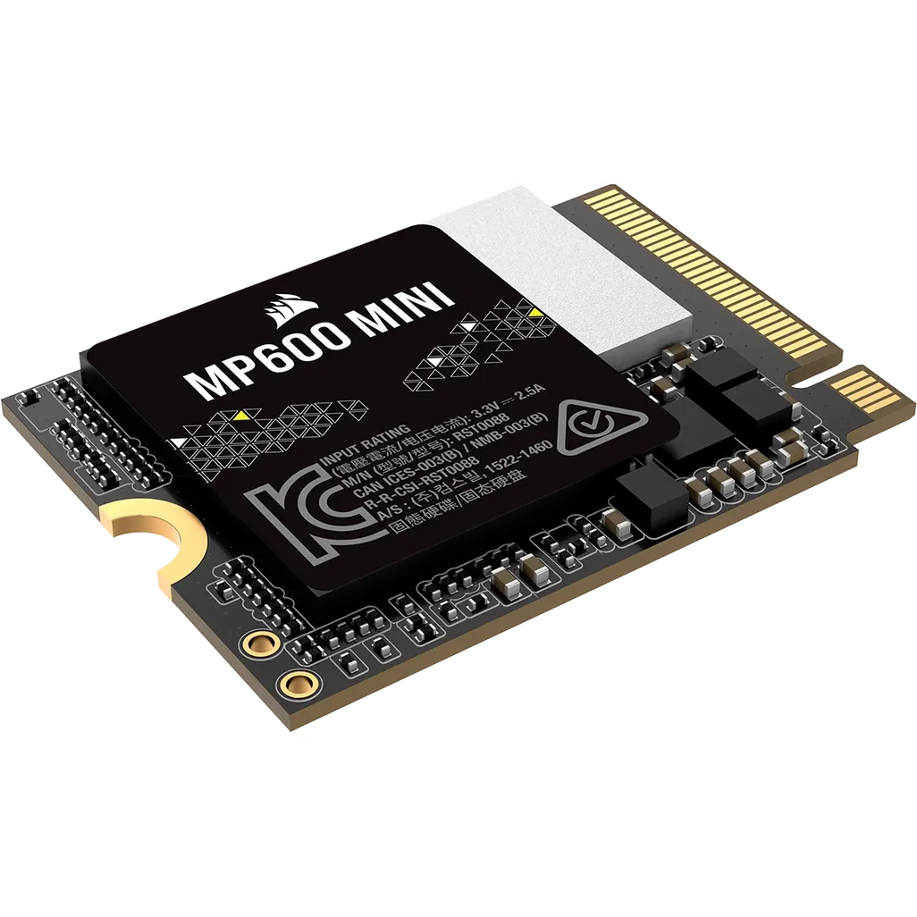GUNMANSA Corsair MP600 MINI 2TB M.2 NVMe PCIe Gen. 4 x4 SSD; Read Up To 7000MB/s; Write up to 6200MB/s