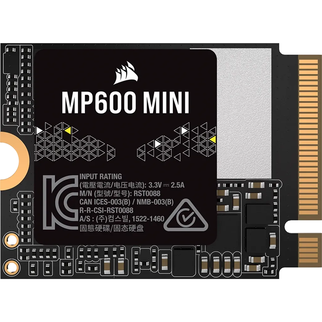 GUNMANSA Corsair MP600 MINI 2TB M.2 NVMe PCIe Gen. 4 x4 SSD; Read Up To 7000MB/s; Write up to 6200MB/s