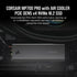 GUNMANSA Corsair MP700 PRO 2TB M.2 NVMe PCIe Gen. 5 x4 SSD with Cooler; Read Up To 12 400MB/s; Write up to 11 800MB/s