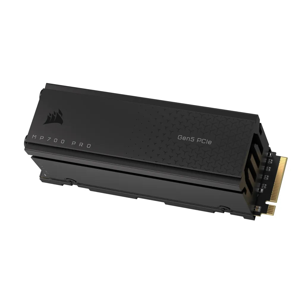 GUNMANSA Corsair MP700 PRO 2TB M.2 NVMe PCIe Gen. 5 x4 SSD with Cooler; Read Up To 12 400MB/s; Write up to 11 800MB/s