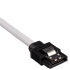 GUNMANSA Corsair Premium Sleeved SATA Data Cable Set with Straight Connectors; White; 30cm