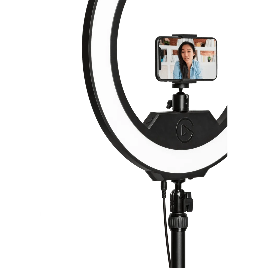 GUNMANSA Corsair Ring Light, 45 W, LED, 2500 lx, 2900 K, 7000 K, Black