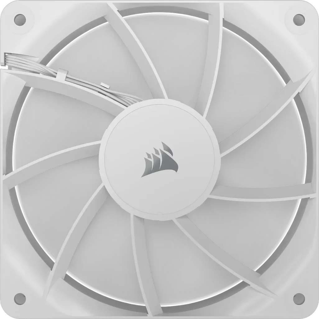 GUNMANSA Corsair RS120 120mm PWM Fans Triple Pack – White