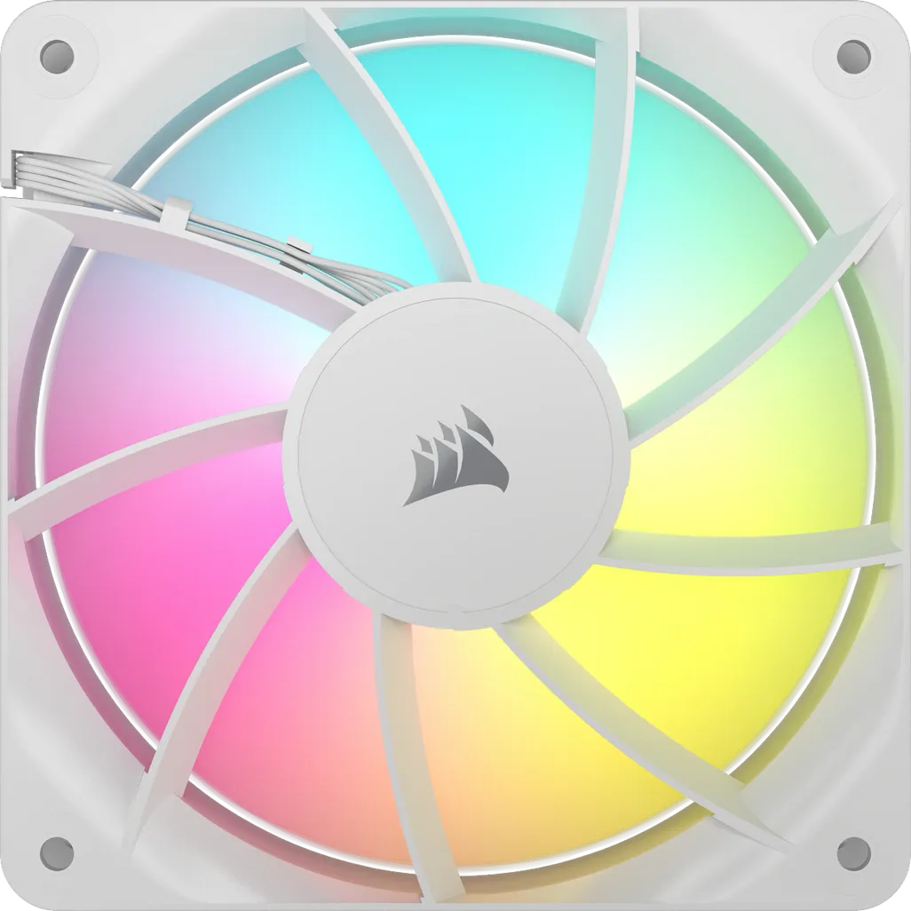 GUNMANSA Corsair RS120 ARGB 120mm PWM Fan – White