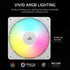 GUNMANSA Corsair RS120 ARGB 120mm PWM Fan – White