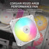 GUNMANSA Corsair RS120 ARGB 120mm PWM Fan – White