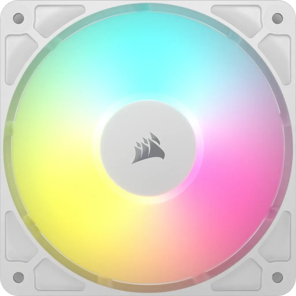 GUNMANSA Corsair RS120 ARGB 120mm PWM Fan – White