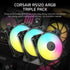 GUNMANSA Corsair RS120 ARGB 120mm PWM Fans Triple Pack