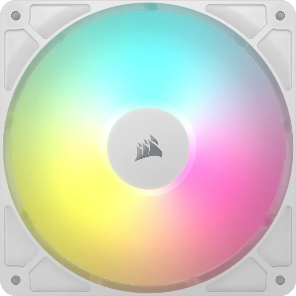 GUNMANSA Corsair RS140 ARGB 140mm PWM Fans Dual Pack – White