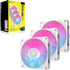 GUNMANSA Corsair RX RGB Series; iCUE LINK RX120 RGB White; 120mm Fan; Triple Pack