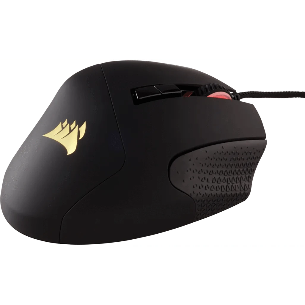 GUNMANSA Corsair SCIMITAR RGB ELITE, Right-hand, Optical, USB Type-A, 18000 DPI, Black