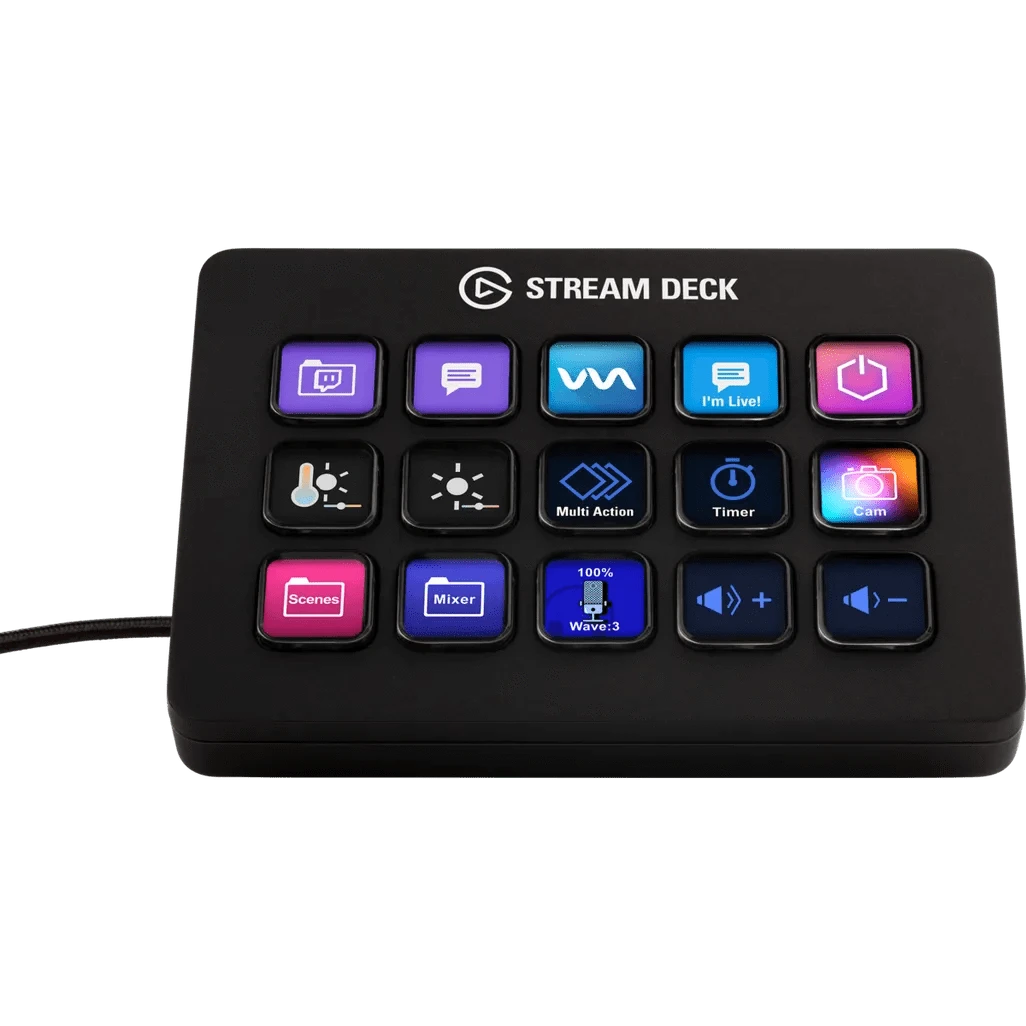 GUNMANSA Corsair Stream Deck MK.2, Black