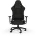 GUNMANSA CORSAIR TC100 RELAXED Gaming Chair - Black/Black Premium Breathable Fabric  – up to 120kg – 2D Adjustable Armrests