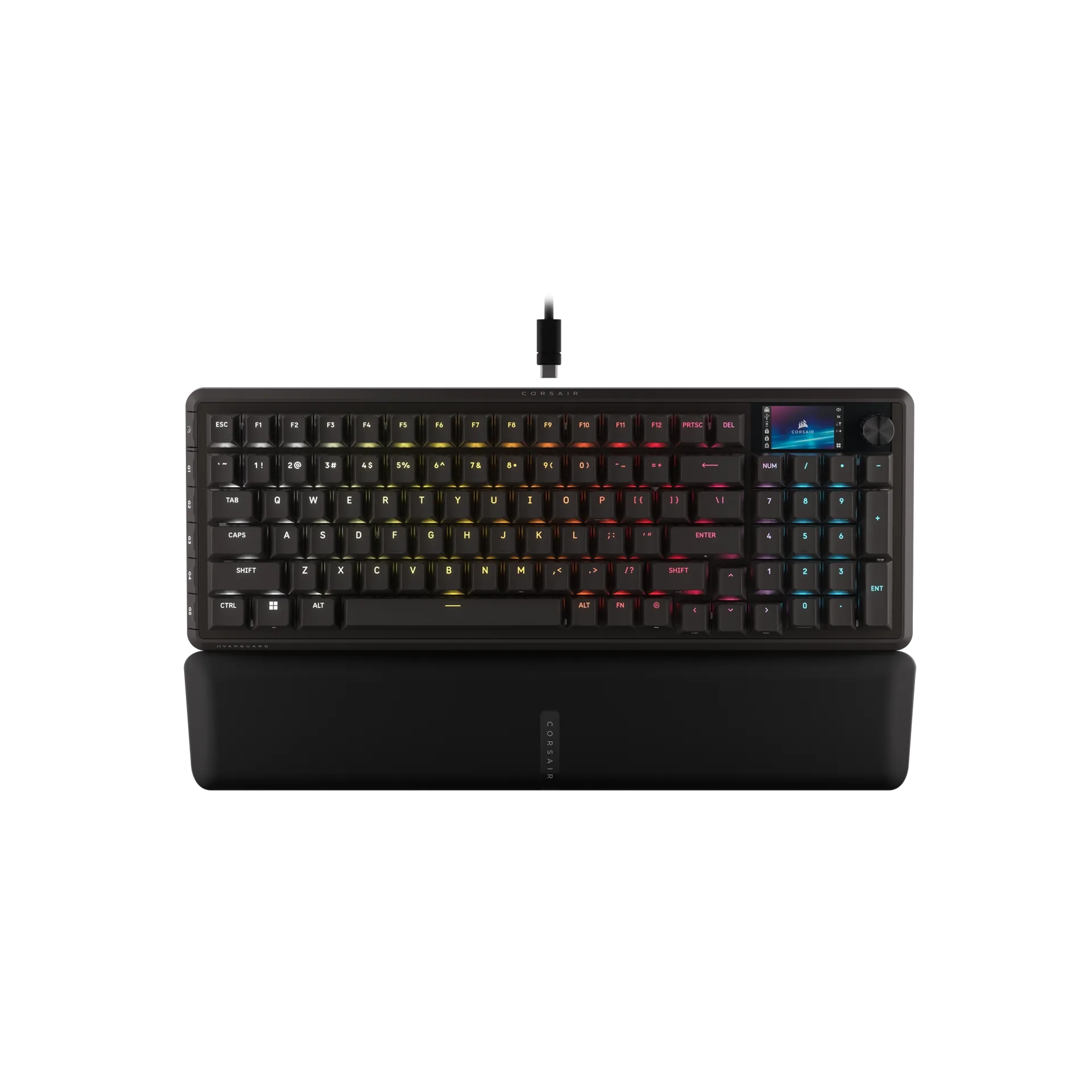 GUNMANSA Corsair VANGUARD PRO 96% Hall Effect Gaming Keyboard - MGX Hyperdrive magnetic switches - Black.