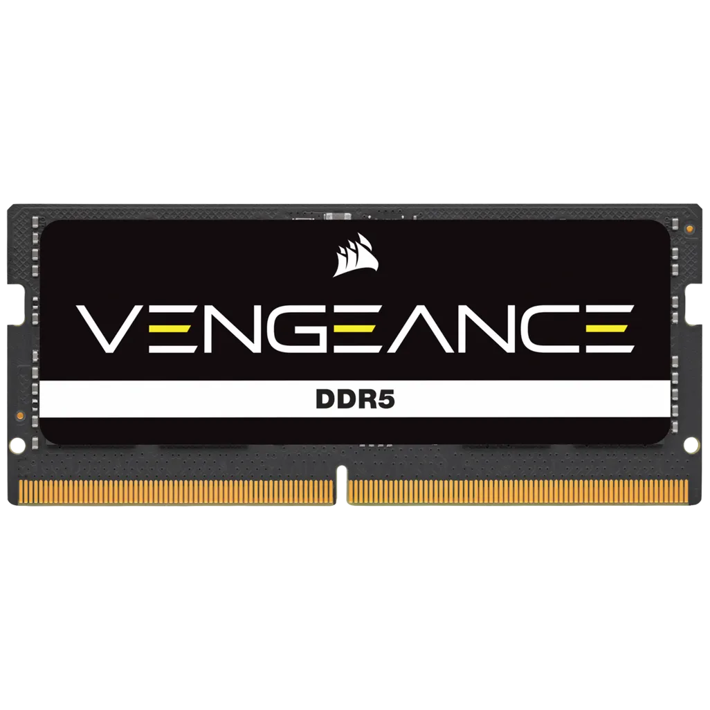 GUNMANSA Corsair Vengeance CMSX16GX5M1A4800C40, 16 GB, 1 x 16 GB, DDR5, 4800 MHz, 262-pin SO-DIMM, Black