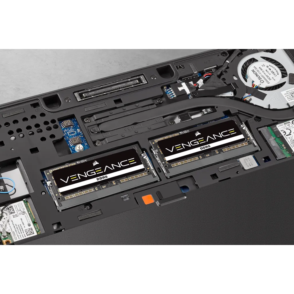 GUNMANSA Corsair Vengeance CMSX16GX5M1A4800C40, 16 GB, 1 x 16 GB, DDR5, 4800 MHz, 262-pin SO-DIMM, Black