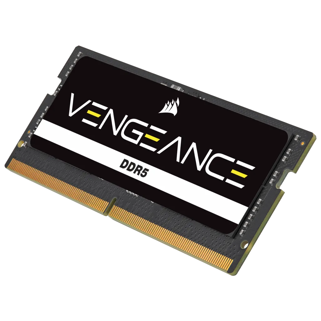 GUNMANSA Corsair Vengeance CMSX16GX5M1A4800C40, 16 GB, 1 x 16 GB, DDR5, 4800 MHz, 262-pin SO-DIMM, Black