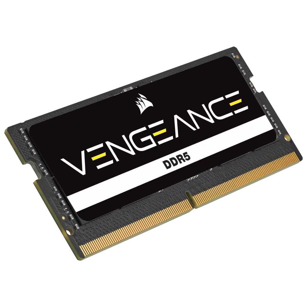 GUNMANSA Corsair Vengeance CMSX32GX5M1A4800C40, 32 GB, 1 x 32 GB, DDR5, 4800 MHz, 262-pin SO-DIMM, Black