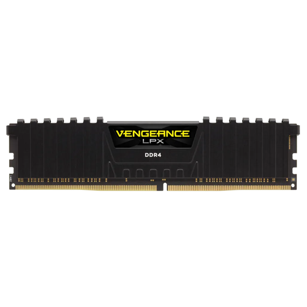 GUNMANSA CORSAIR VENGEANCE® LPX 8GB (1 x 8GB) DDR4 DRAM 3200MHz C16 Memory Kit - Black.