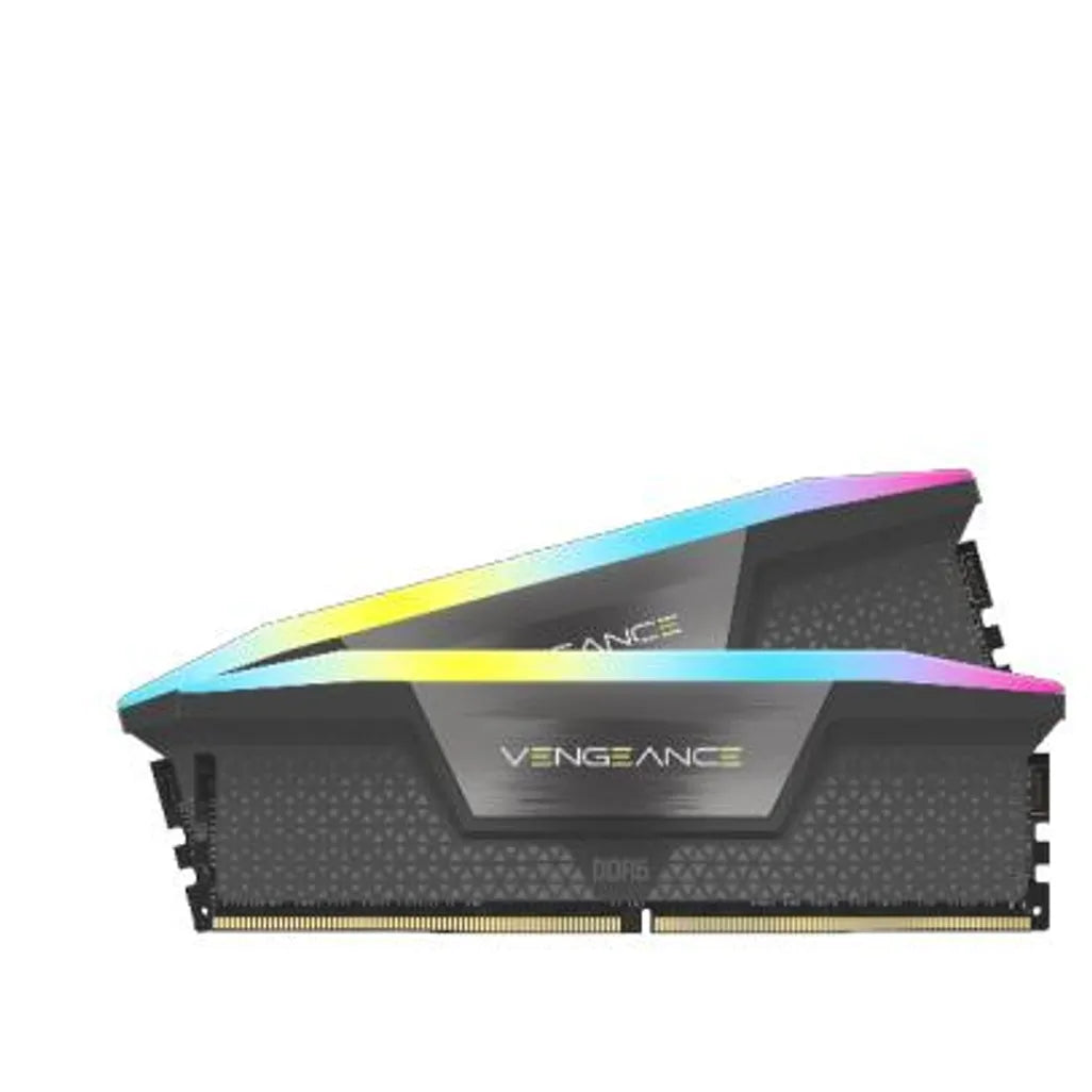 GUNMANSA Corsair Vengeance RGB CMH32GX5M2B5600Z40, 32 GB, 2 x 16 GB, DDR5, 5600 MHz, 288-pin DIMM, Black