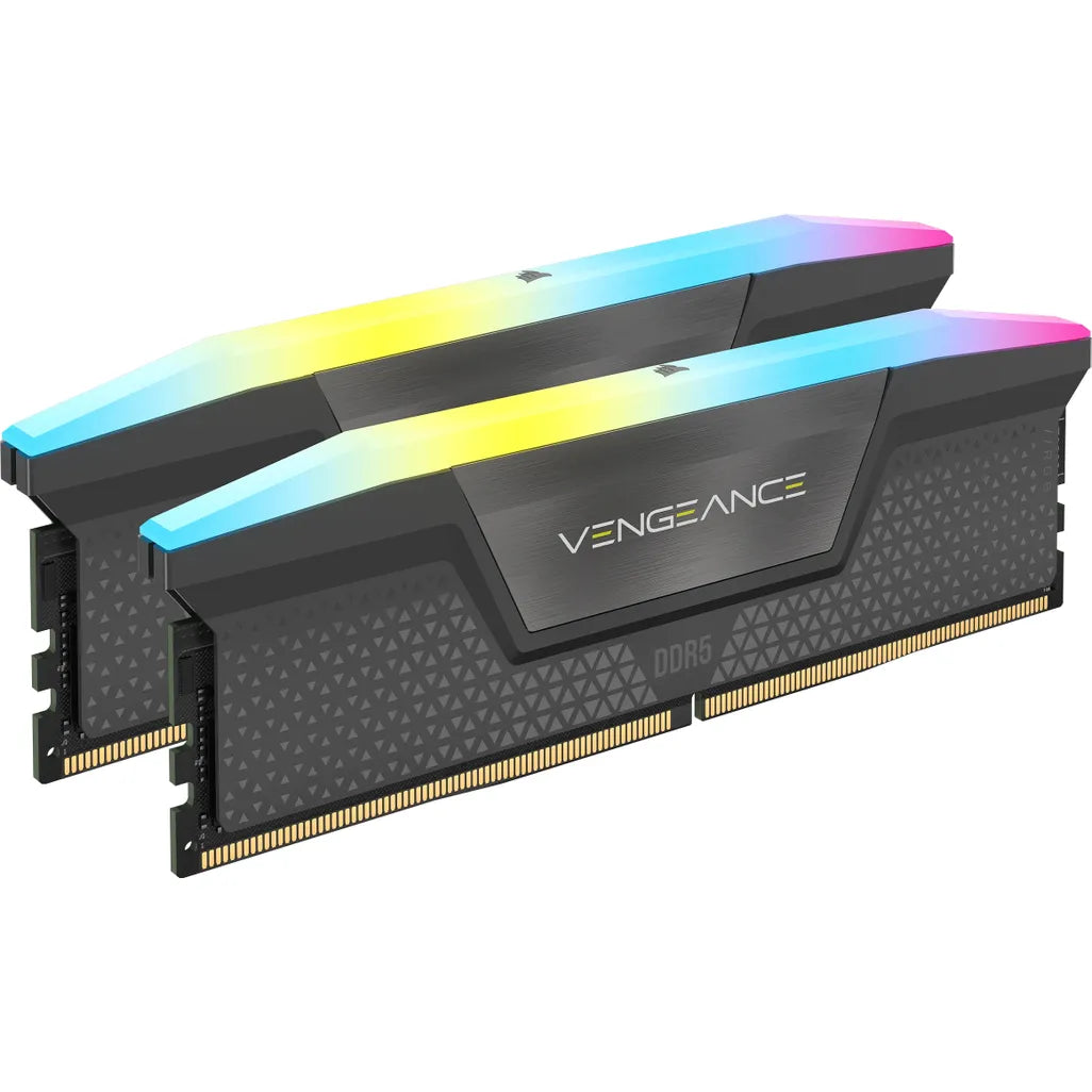 GUNMANSA Corsair Vengeance RGB CMH32GX5M2E6000Z36, 32 GB, 2 x 16 GB, DDR5, 6000 MHz, 288-pin DIMM