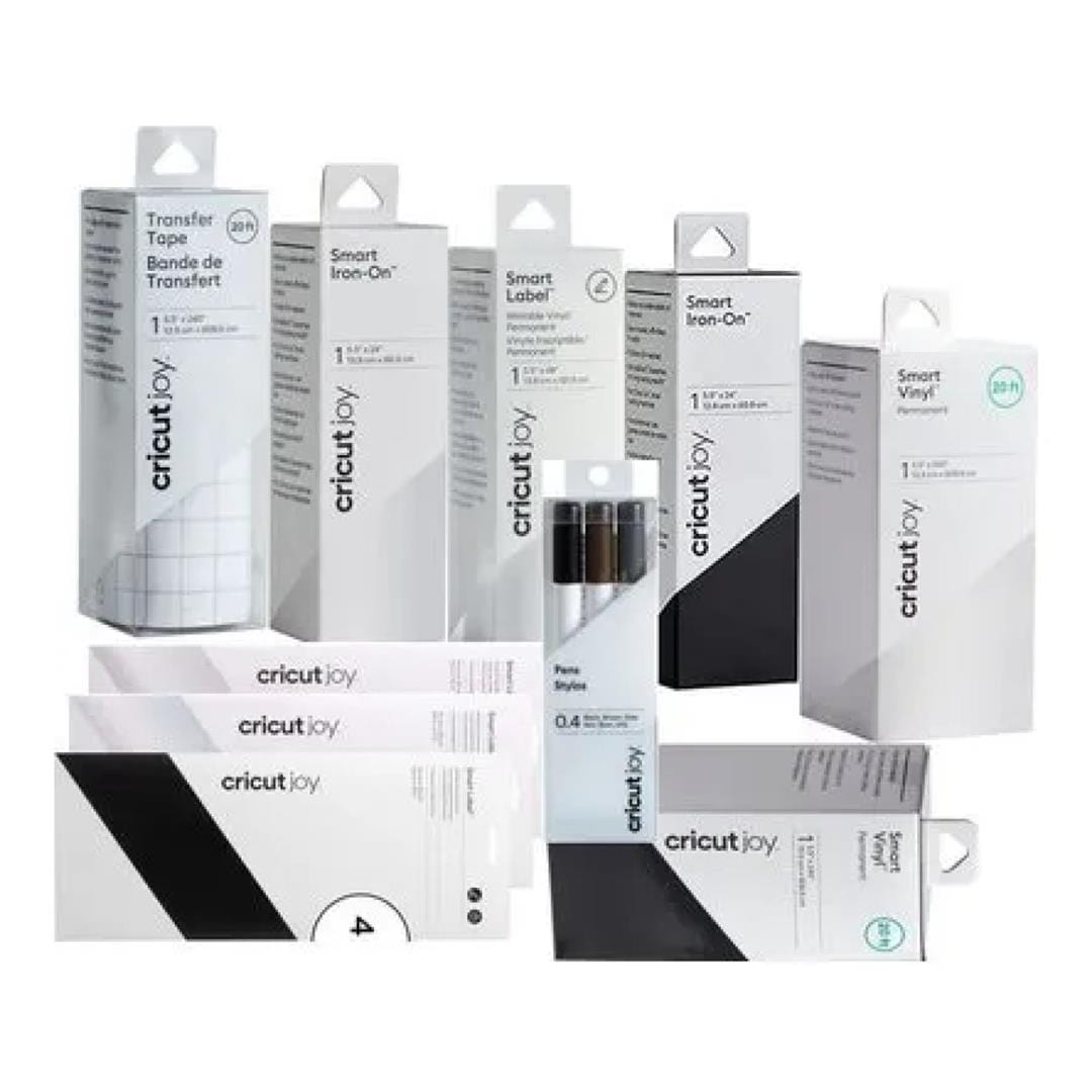 GUNMANSA Cricut Labelling Bundle Includes: Transfer tape; Labels; Iron on; Vinyl; pens; writable vinyl