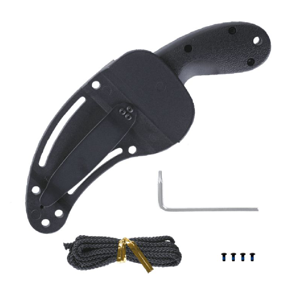 GUNMANSA CRKT Bear Claw Black w/ Veff Serrations - CRKT-2511