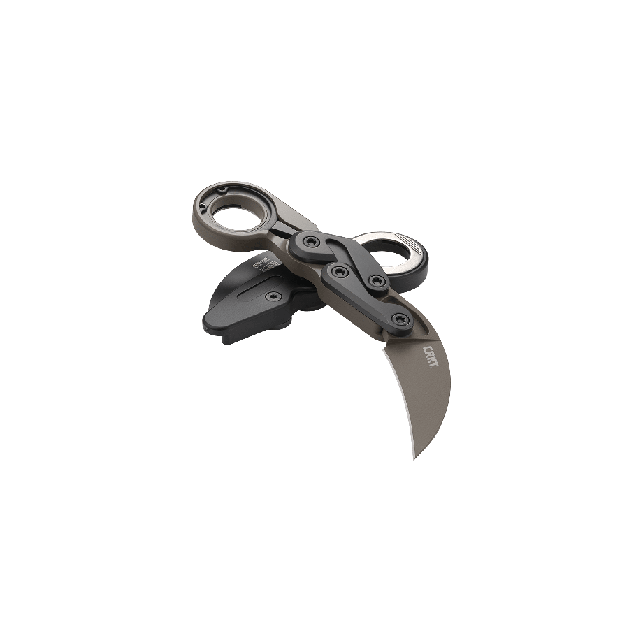 GUNMANSA CRKT Provoke ‘Earth’ Kinematic Karambit Folding Knife w/Earth Colour Cerakote Coating