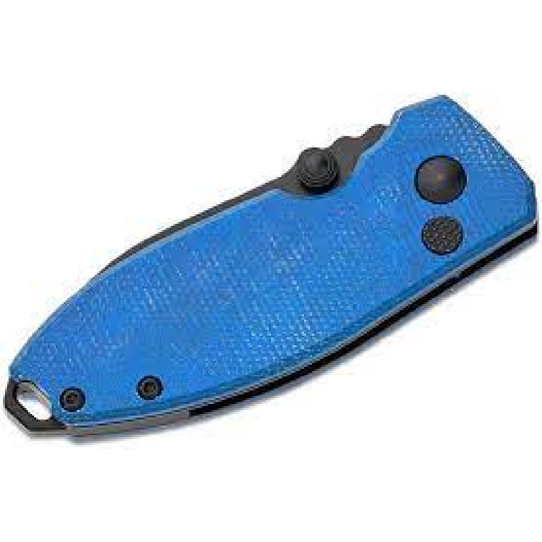 GUNMANSA CRKT SQUID BUTTON LOCK BLUE - CRKT-2474BD