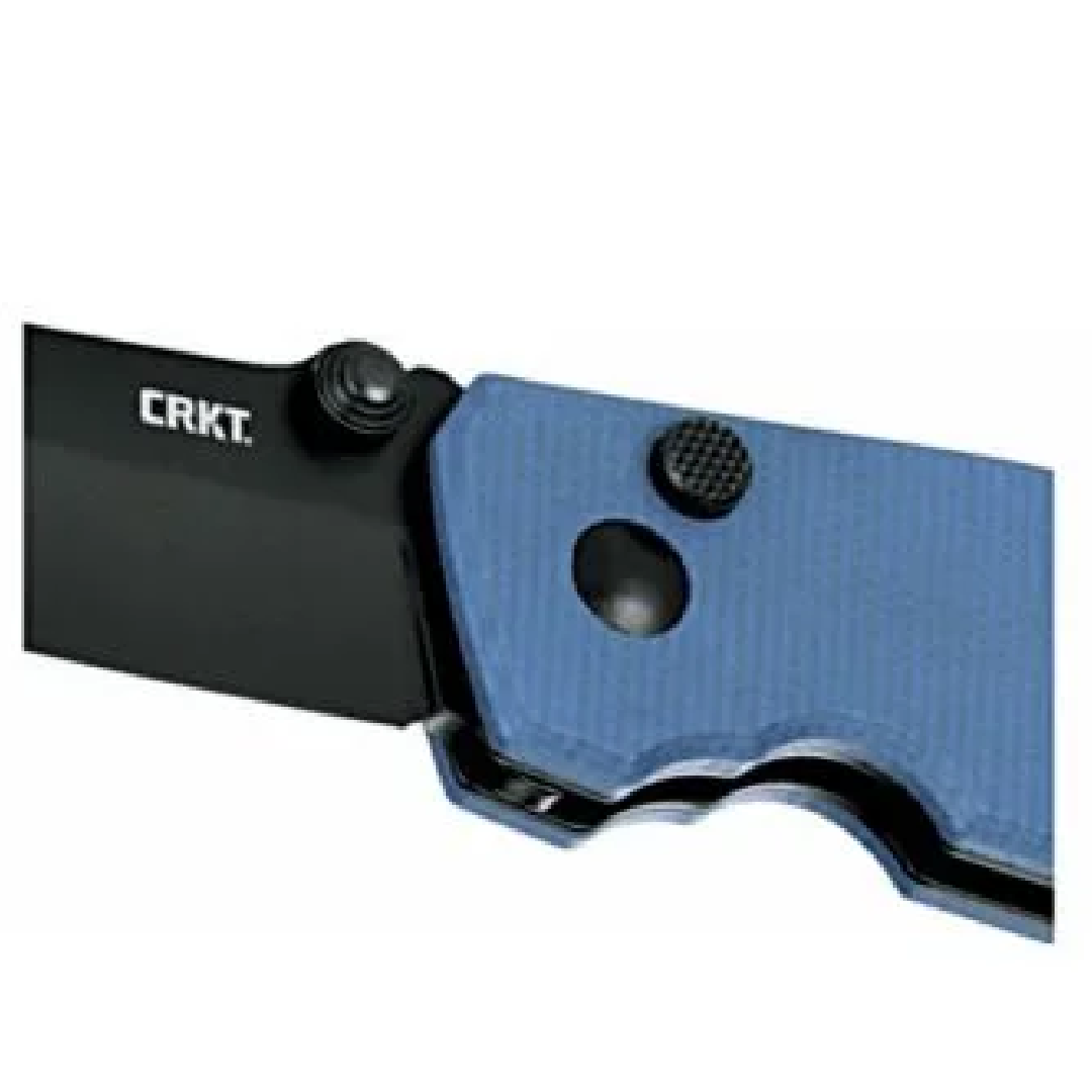 GUNMANSA CRKT SQUID BUTTON LOCK BLUE - CRKT-2474BD