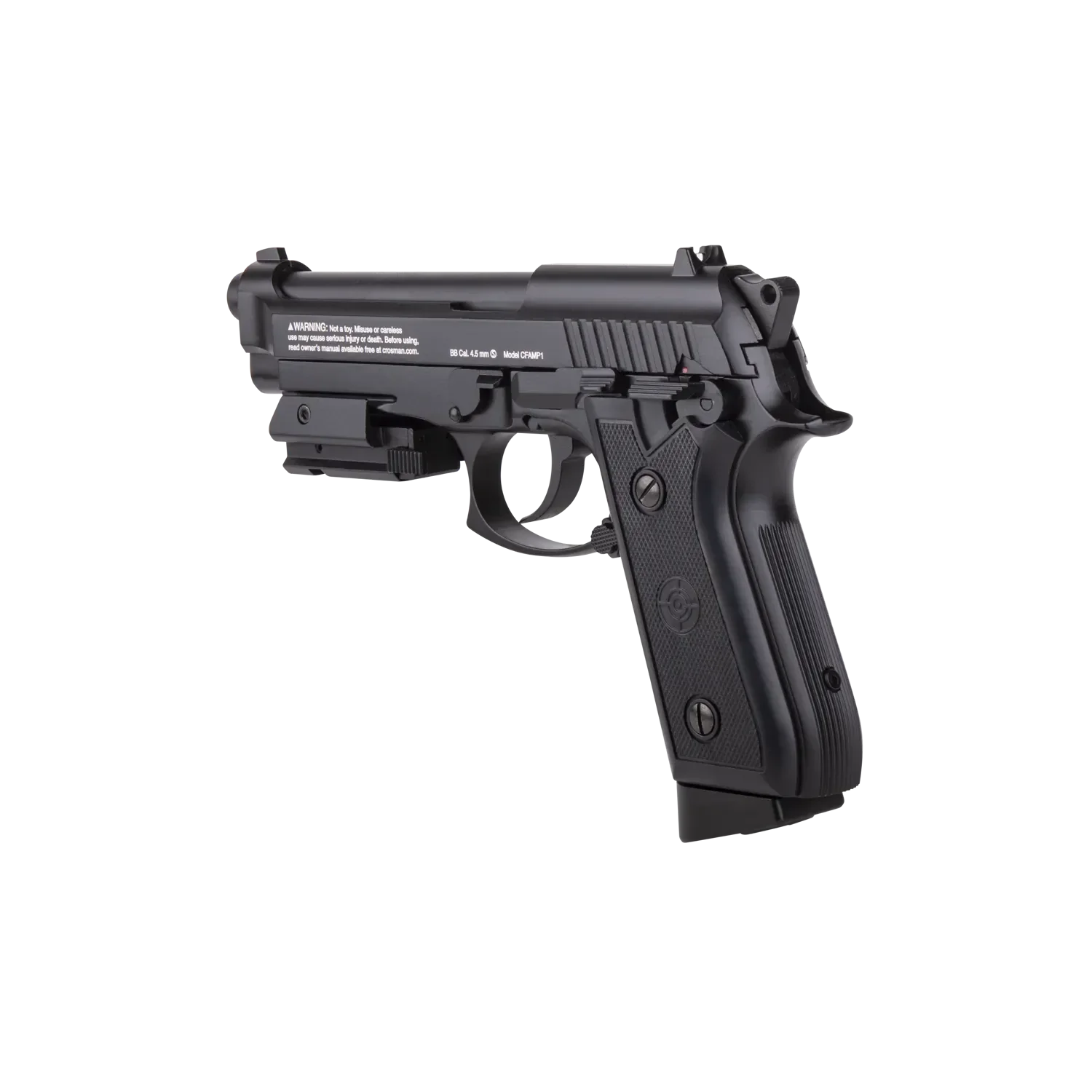 GUNMANSA Crosman CFAMP1L Gas Gun (Full-Semi Auto|Blowback|CO2|19|400 FPS|2.3J|4.5mm BB)