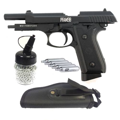 GUNMANSA CROSMAN PFAM9B BB PISTOL - COMBO