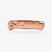 GUNMANSA Crossfade Bugout Scales Copper Knife Handle- FLY797